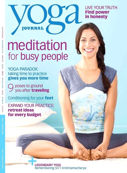 Yoga Journal (USA) – November 2009