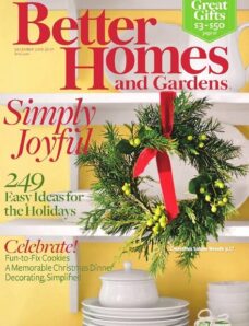 Better Homes & Gardens — December 2008