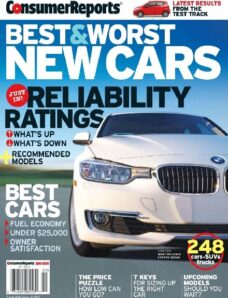 Consumer Reports – Best & Worst New Cars 2013