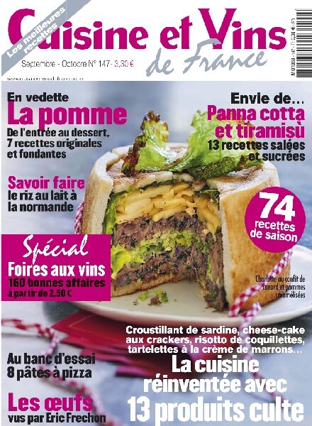 Cuisine et Vins de France 147 – Septembre-Octobre 2012