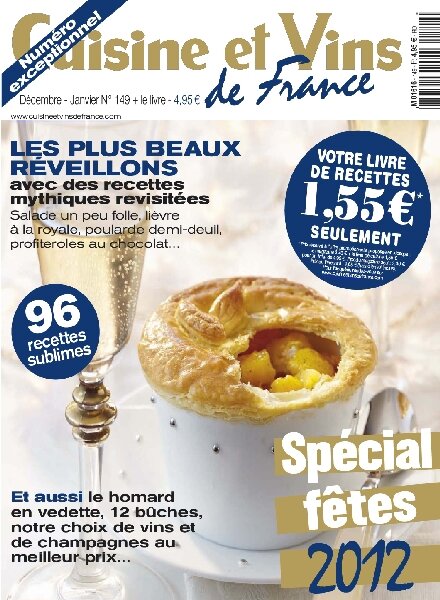 Cuisine et Vins de France 149 – Decembre 2012-Janvier 2013