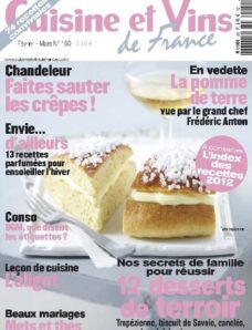 Cuisine et Vins de France 150 – Fevrier-Mars 2013