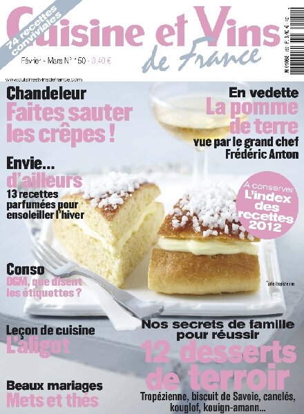 Cuisine et Vins de France 150 — Fevrier-Mars 2013