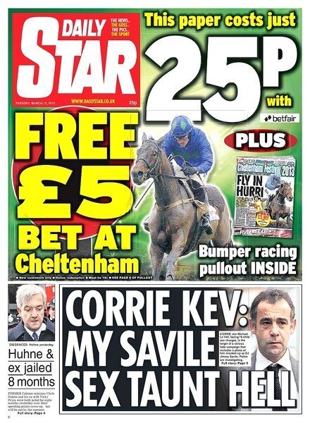 DAILY STAR – 12 Tuesday, March 2013