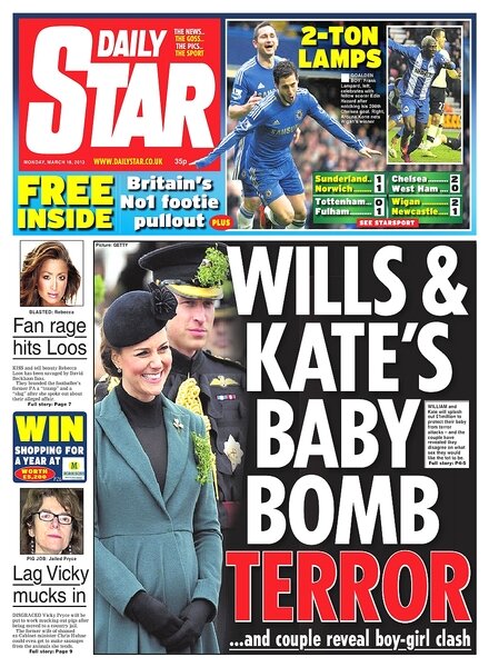 DAILY STAR – 18 Monday, March 2013