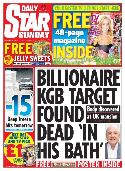 DAILY STAR SUNDAY – 24 March 2013