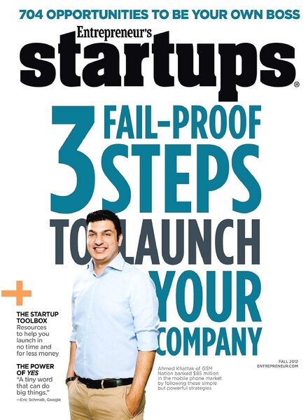 Entrepreneur’s StartUps — Fall 2012