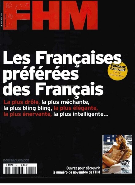 FHM France – Novembre 2009