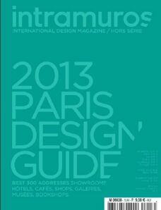 Intramuros – Paris Design Guide 2013