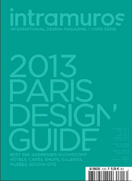 Intramuros – Paris Design Guide 2013