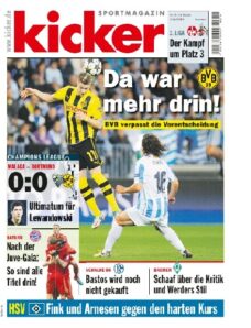 Kicker SportMagazin Germany – 4 April 2013
