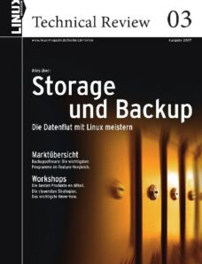 Linux-Magazin Technical Review 3 — Storage und Backup
