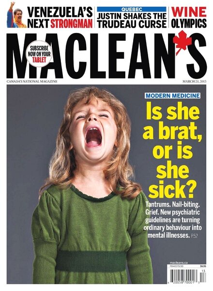 Maclean’s — 25 March 2013
