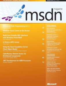 MSDN – August 2012