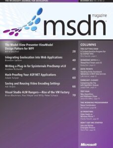MSDN – December 2011