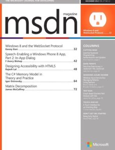 MSDN – December 2012