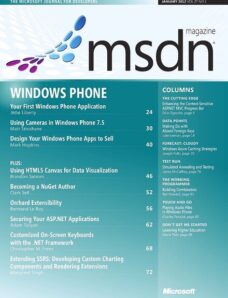 MSDN – January 2012
