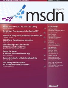 MSDN – June 2012