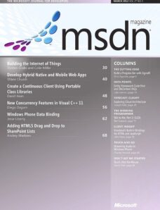 MSDN – March 2012