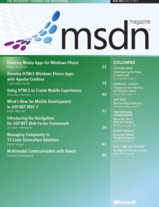 MSDN – May 2012