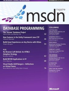 MSDN – September 2011