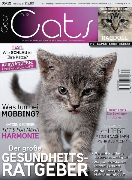 Our Cats – May 2012