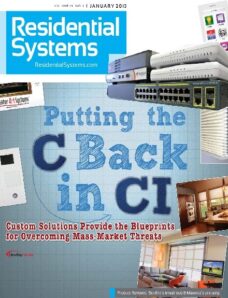 Residential Systems — January 2013