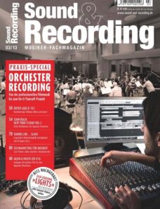 Sound und Recording — Marz 2013