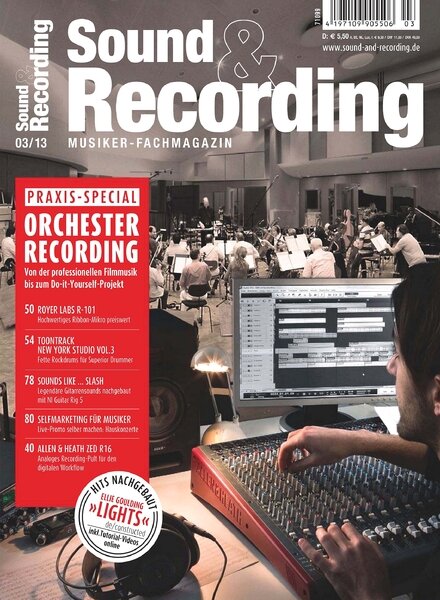 Sound und Recording – Marz 2013