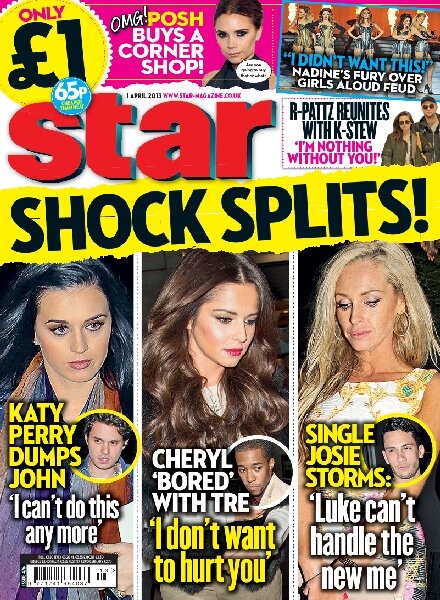 Star Magazine UK – 01 April 2013