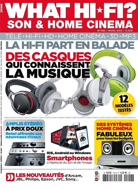 What Hi-Fi? Son & Home Cinema France — Mars 2013