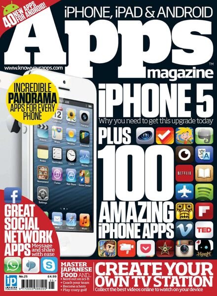 Apps Magazine UK Issue 25, 2012