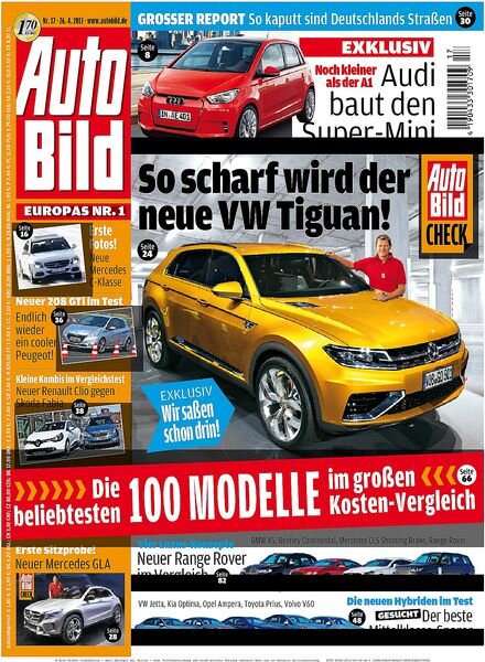 Auto Bild Magazin — 17-26 April 2013