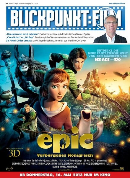 Blickpunkt Film Germany — 1 April 2013