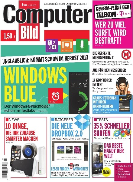 Computer Bild Magazin – 6 April 2013
