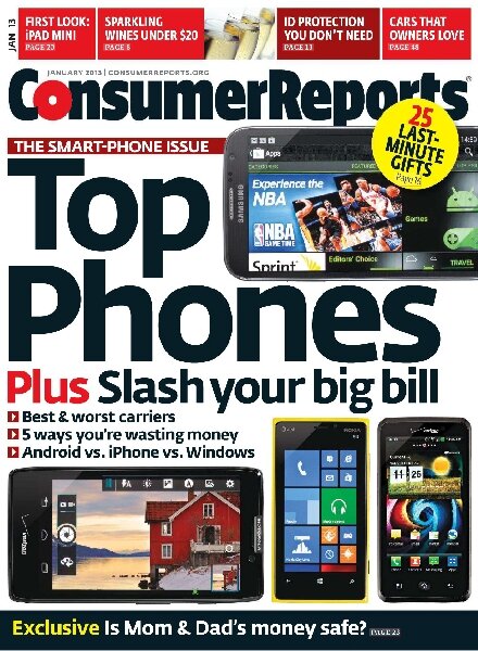 Consumer Reports — January 2013