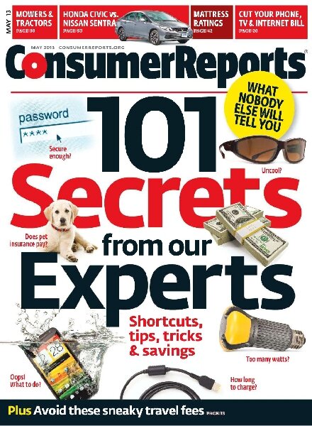 Consumer Reports — May 2013