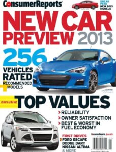 Consumer Reports – New Car Preview 2012