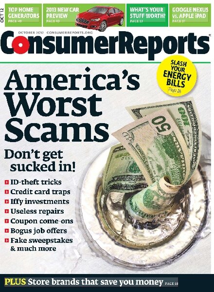 Consumer Reports — October 2012