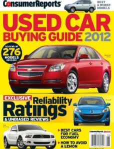 Consumer Reports — Used Car Buying Guide 2012
