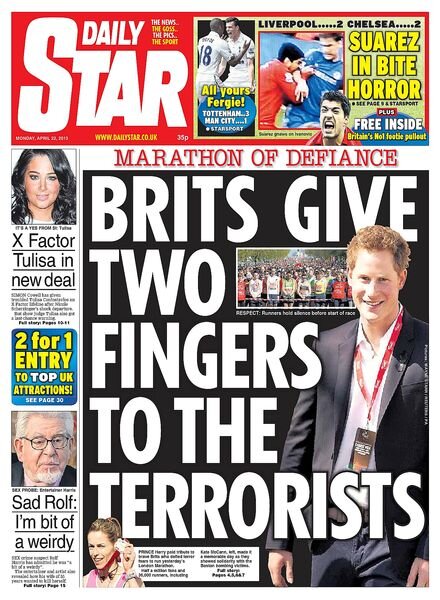DAILY STAR — 22 Monday, April 2013