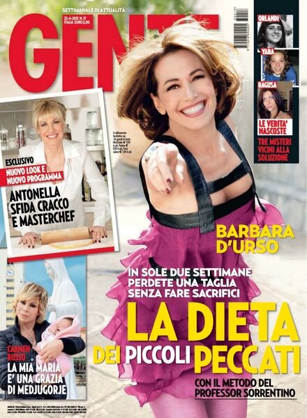 Gente Italy – 23 Aprile 2013