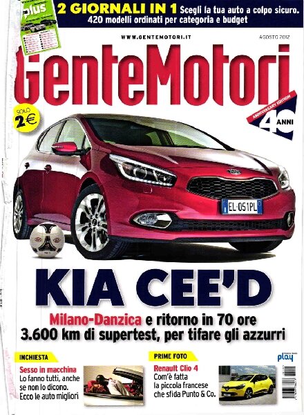 Gente Motori Plus – Agosto 2012