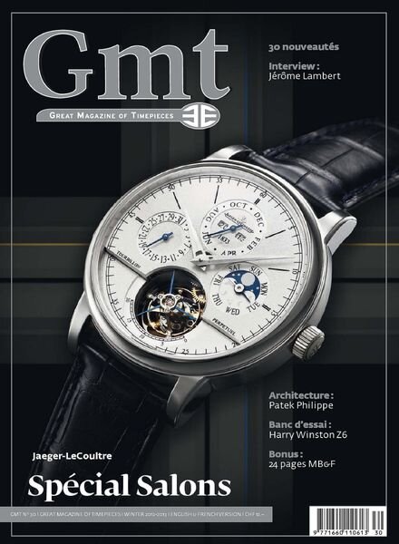 GMT 30 — Hiver-Winter 2012-2013