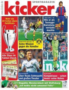 Kicker SporMagazin Germany — 22 April2013