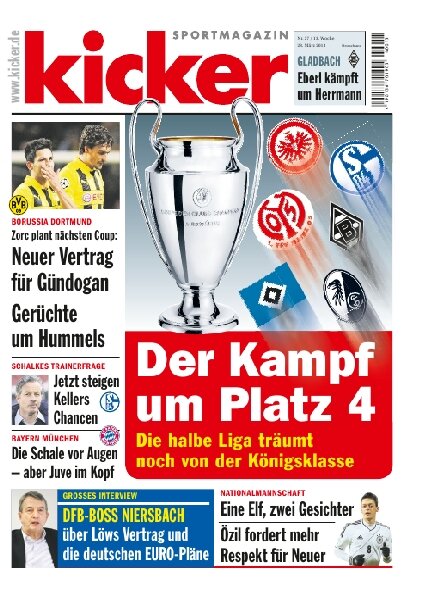 Kicker SporMagazin Germany – 28 Marz 2013