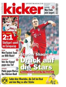 Kicker SportMagazin Germany — 18 April 2013