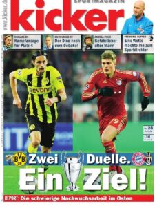 Kicker SportMagazin Germany — 2 April 2013