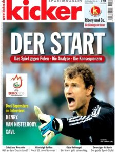 Kicker Sportmagazin (Germany) — 9 June 2008 48