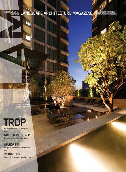 Landscape Architecture — May 2013
